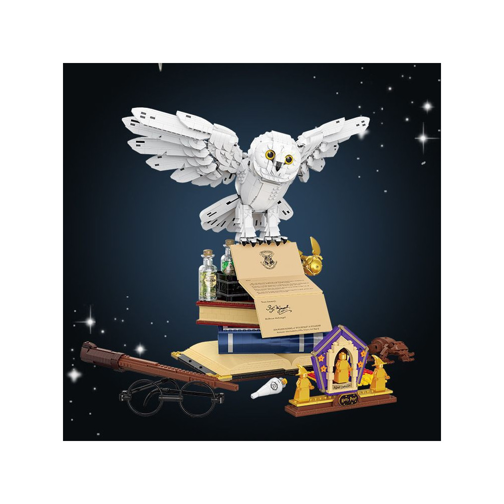 Klocki Konstrukcyjne Sowa Hedwiga Harry Potter Jak Lego Prezent