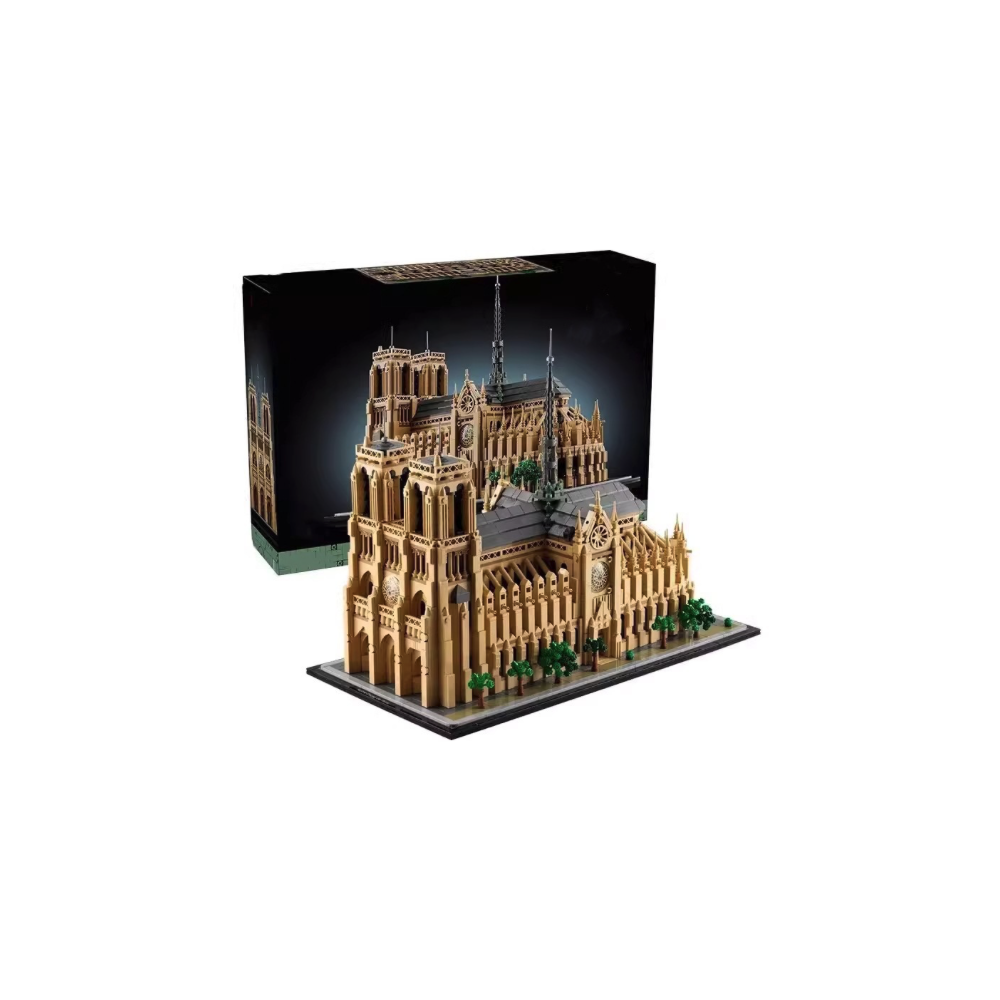 Klocki Konstrukcyjne Notre‑Dame w Paryżu Pasuje do LEGO 21061