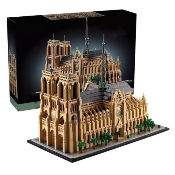 Klocki Konstrukcyjne Notre‑Dame w Paryżu Pasuje do LEGO 21061