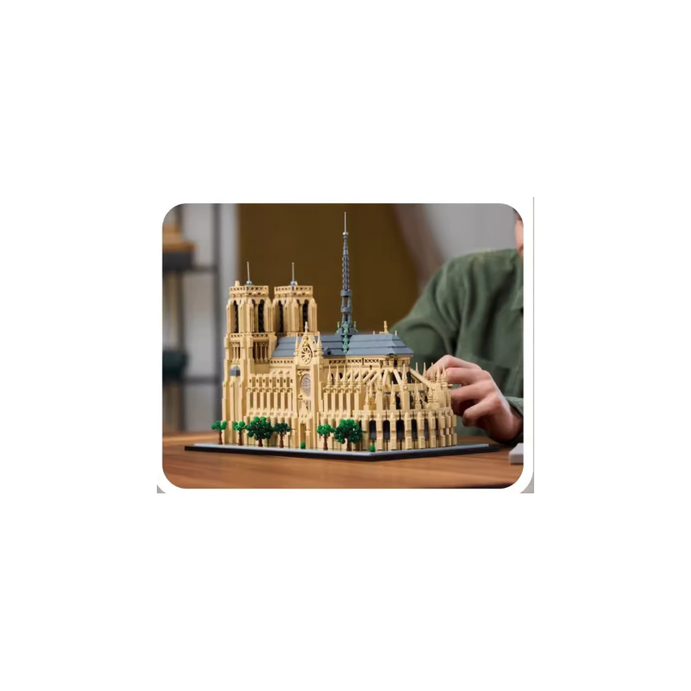 Klocki Konstrukcyjne Notre‑Dame w Paryżu Pasuje do LEGO 21061