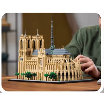 Klocki Konstrukcyjne Notre‑Dame w Paryżu Pasuje do LEGO 21061