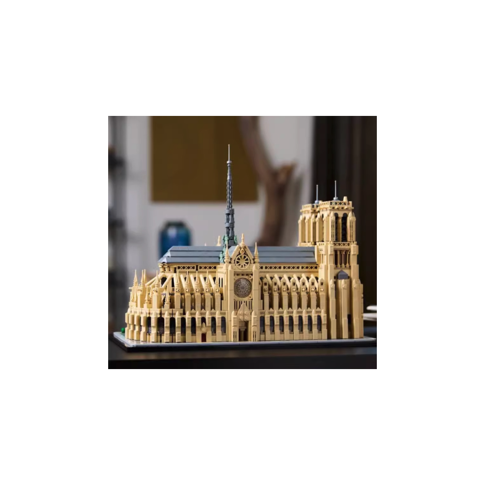 Klocki Konstrukcyjne Notre‑Dame w Paryżu Pasuje do LEGO 21061