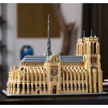Klocki Konstrukcyjne Notre‑Dame w Paryżu Pasuje do LEGO 21061