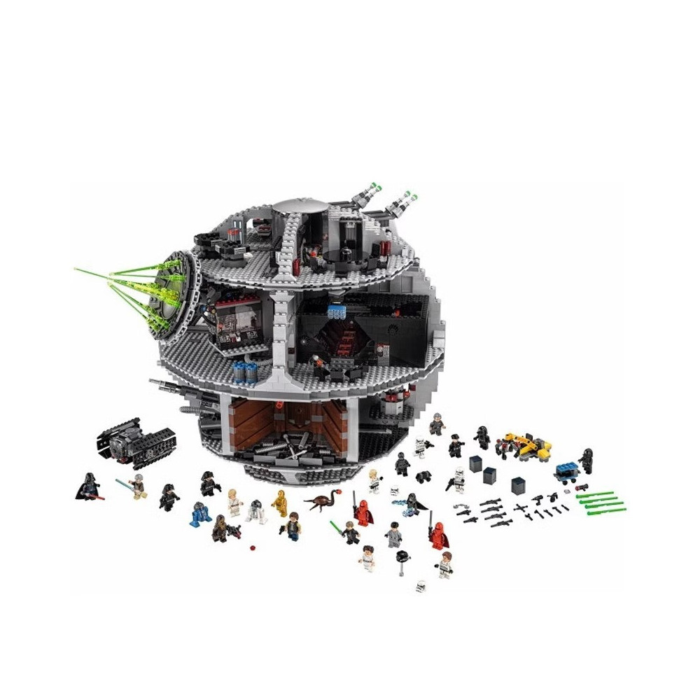 Zestaw Klocków Star Wars Gwiazda Śmierci Figurki Jak Lego