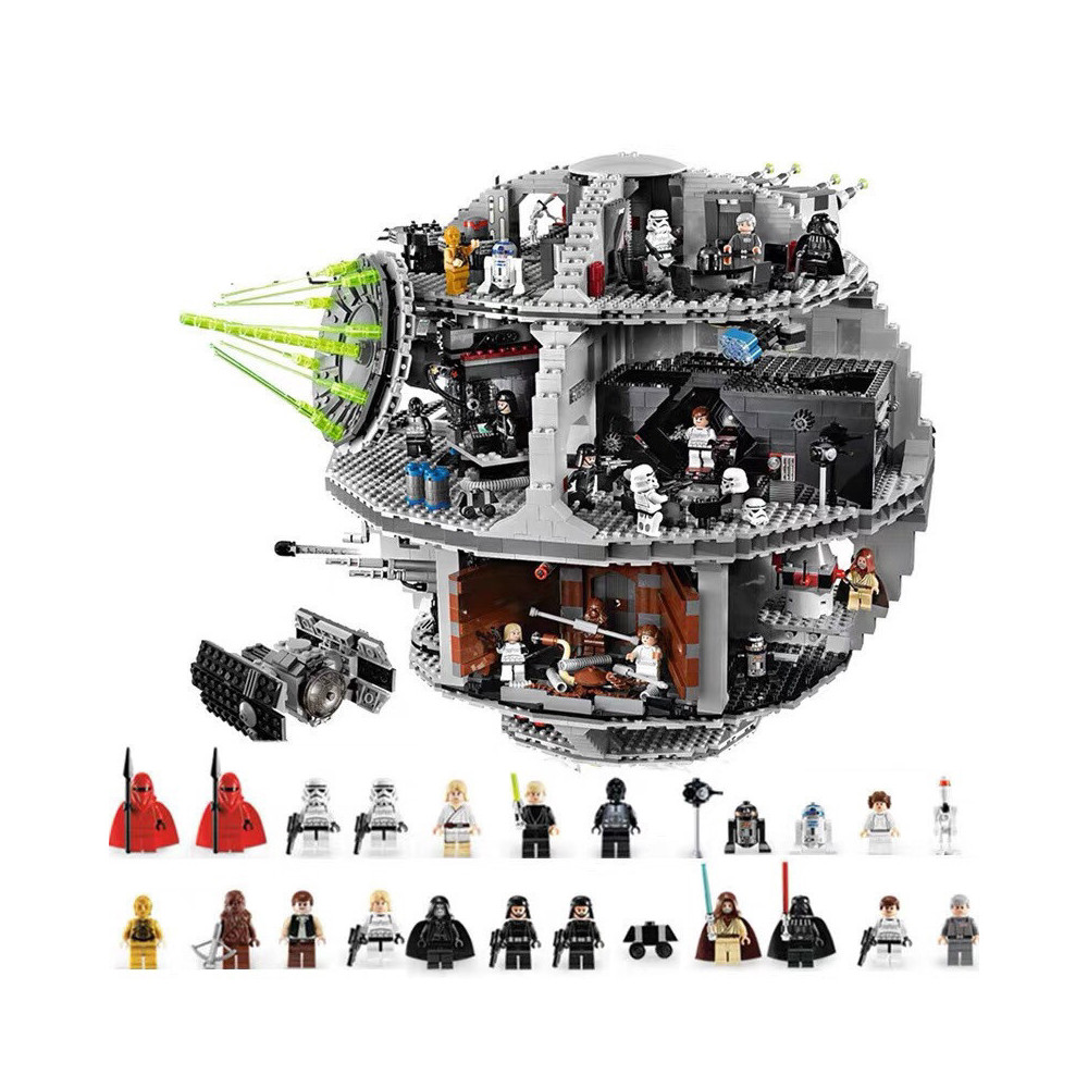 Zestaw Klocków Star Wars Gwiazda Śmierci Figurki Jak Lego
