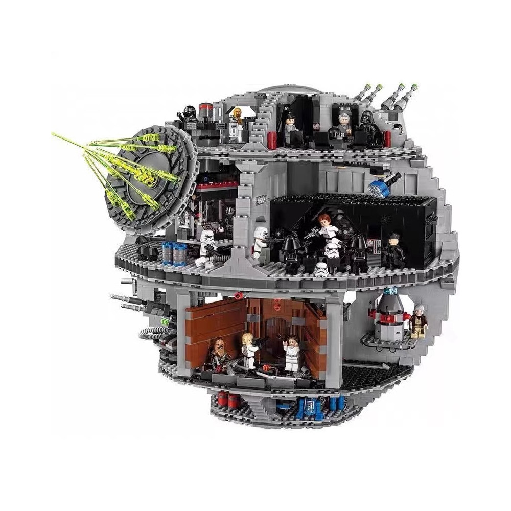 Zestaw Klocków Star Wars Gwiazda Śmierci Figurki Jak Lego