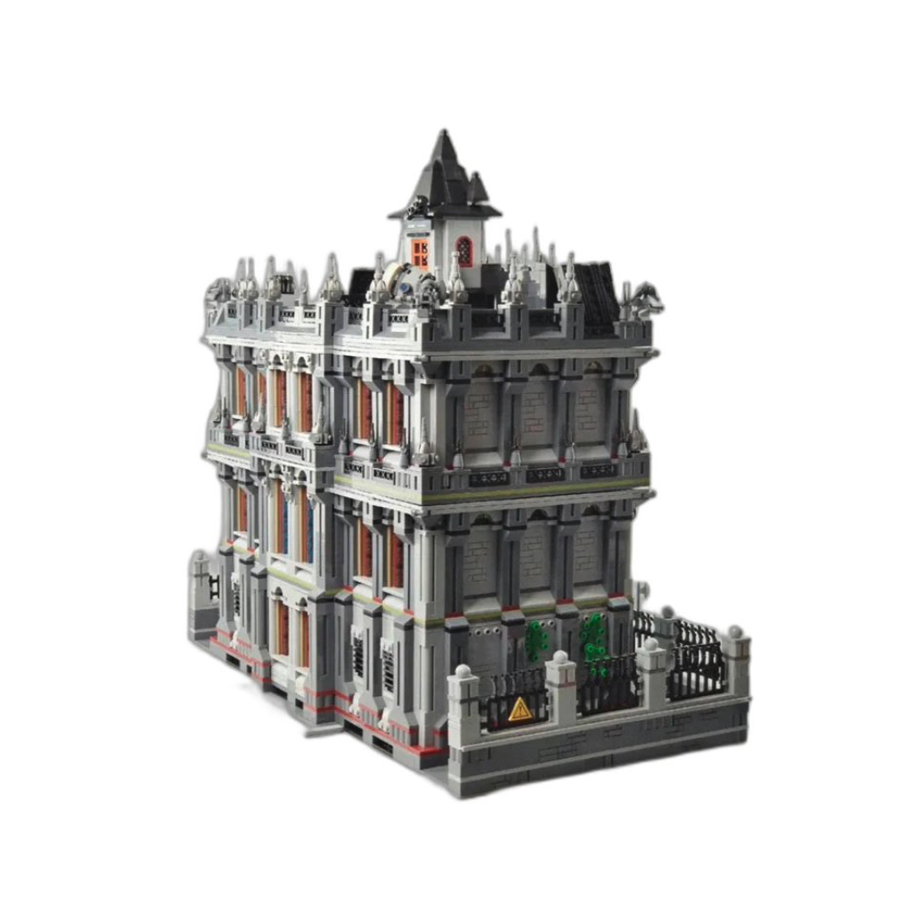 Klocki Konstrukcyjne Szpital Lunatic 3-poziomowy Jak LEGO