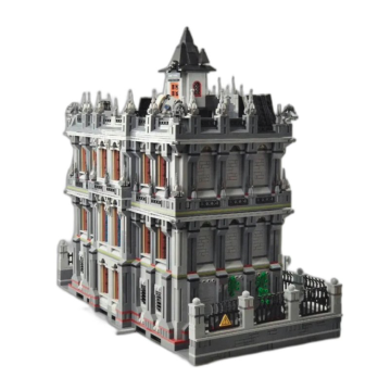 Klocki Konstrukcyjne Szpital Lunatic 3-poziomowy Jak LEGO