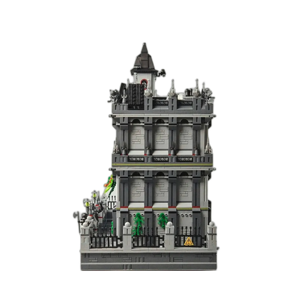Klocki Konstrukcyjne Szpital Lunatic 3-poziomowy Jak LEGO