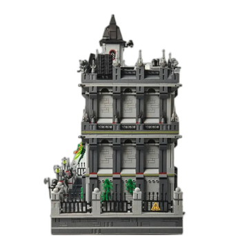 Klocki Konstrukcyjne Szpital Lunatic 3-poziomowy Jak LEGO