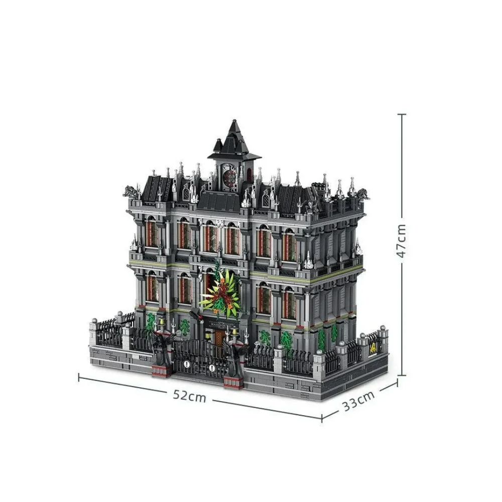 Klocki Konstrukcyjne Szpital Lunatic 3-poziomowy Jak LEGO