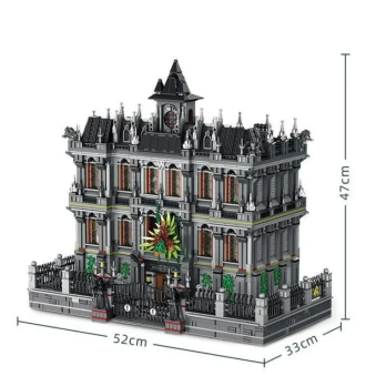 Klocki Konstrukcyjne Szpital Lunatic 3-poziomowy Jak LEGO