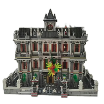 Klocki Konstrukcyjne Szpital Lunatic 3-poziomowy Jak LEGO