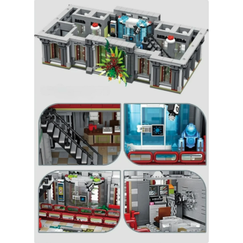 Klocki Konstrukcyjne Szpital Lunatic 3-poziomowy Jak LEGO