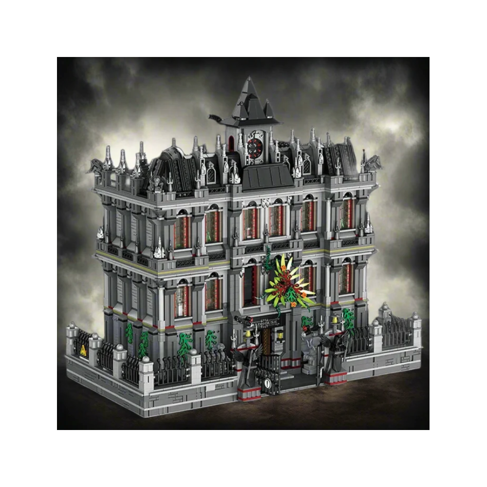 Klocki Konstrukcyjne Szpital Lunatic 3-poziomowy Jak LEGO