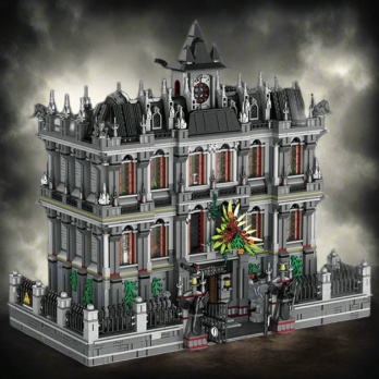 Klocki Konstrukcyjne Szpital Lunatic 3-poziomowy Jak LEGO