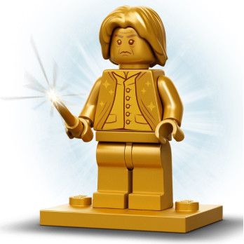 Klocki Konstrukcyjne Hogwart Gra W Szachy Dla Czarodziejów pasuje do Lego