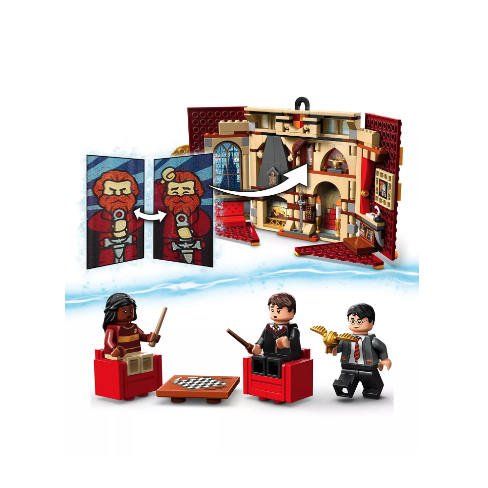 Klocki Konstrukcyjne Flaga Gryffindor Harry Potter Jak Lego