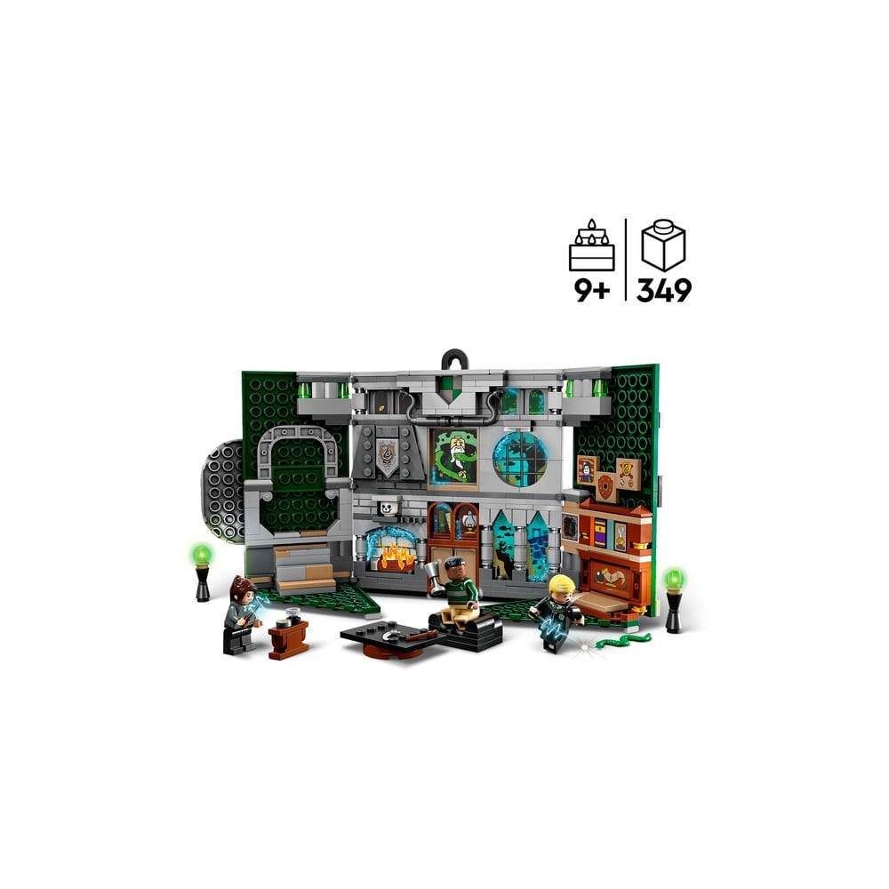 Klocki Konstrukcyjne Harry Potter Flaga Slytherinu Pasuje do Lego