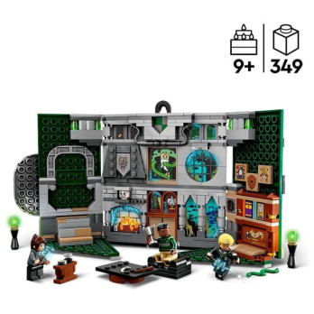 Klocki Konstrukcyjne Harry Potter Flaga Slytherinu Pasuje do Lego