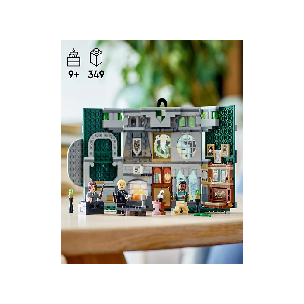 Klocki Konstrukcyjne Harry Potter Flaga Slytherinu Pasuje do Lego