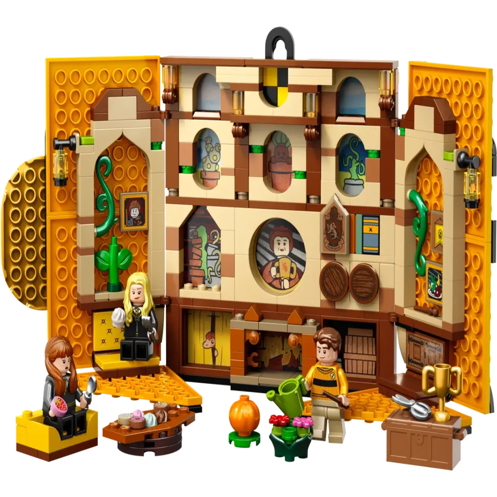 Zestaw Klocków Harry Potter Sztandar Domu Hufflepuff Jak Lego