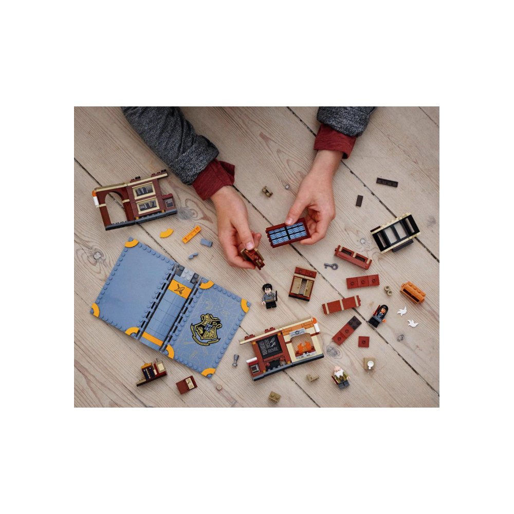 Zestaw Klocków Harry Potter pasuje do Lego Zajęcia z zaklęć i uroków