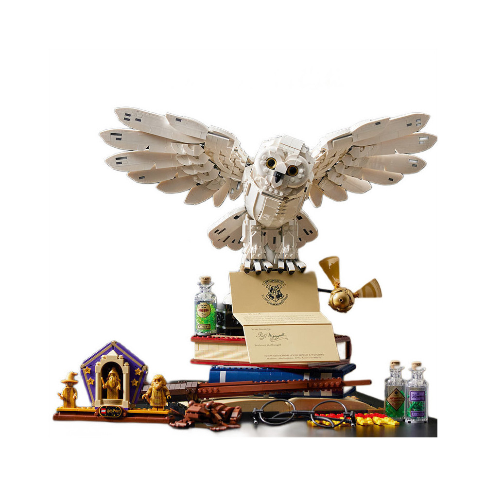 Klocki Konstrukcyjne HARRY POTTER Magiczna Sowa Hedwiga Jak Lego