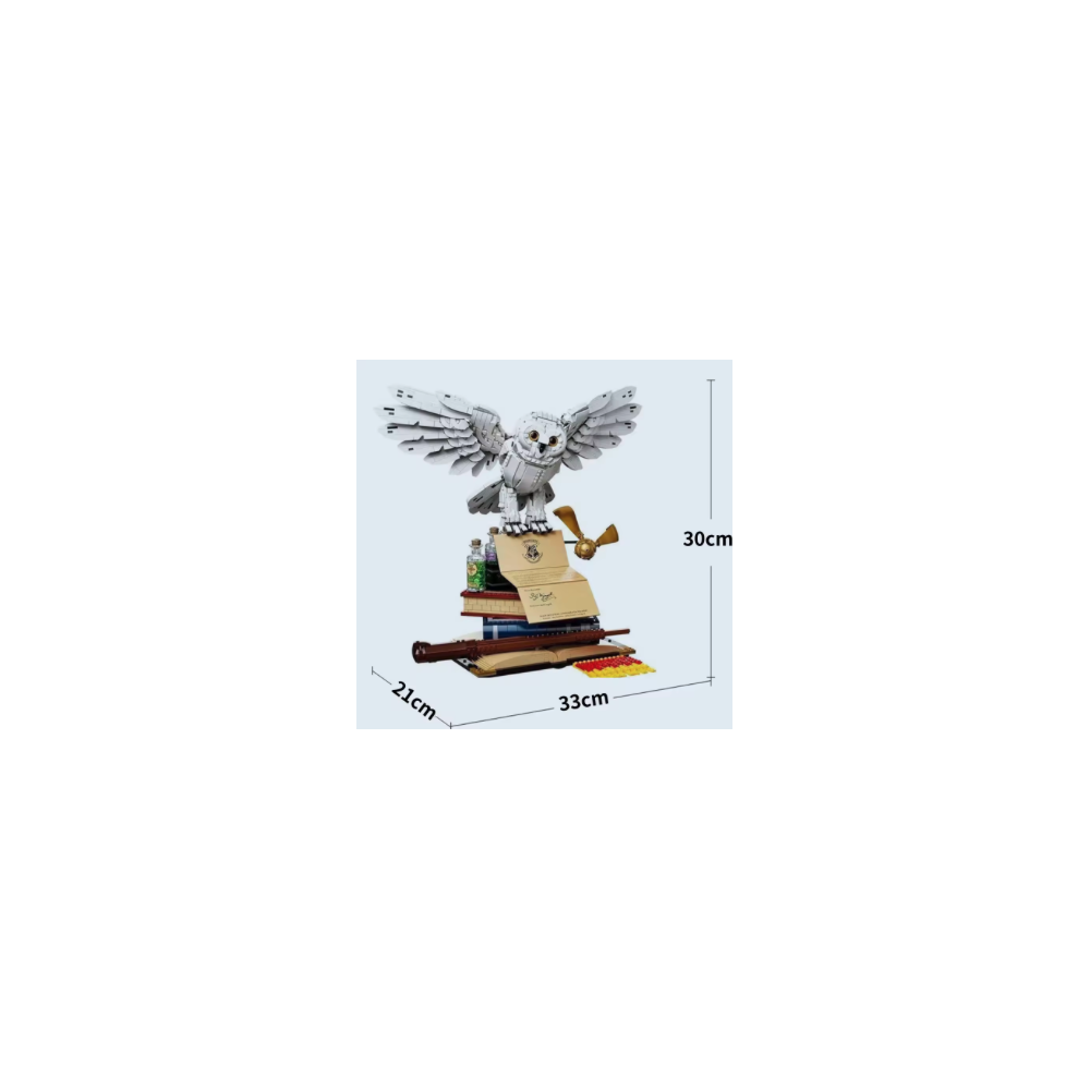 Klocki Konstrukcyjne HARRY POTTER Magiczna Sowa Hedwiga Jak Lego