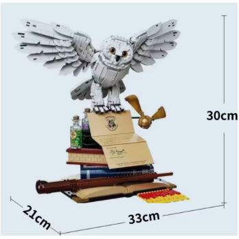 Klocki Konstrukcyjne HARRY POTTER Magiczna Sowa Hedwiga Jak Lego