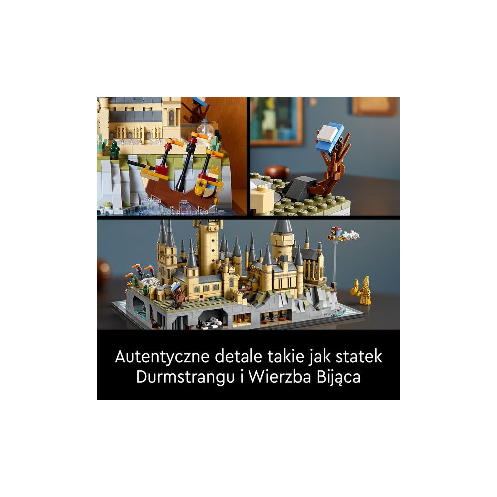 Klocki Zestaw Klocków Zamek Hogwart I Błonia HARRY POTTER Jak Lego