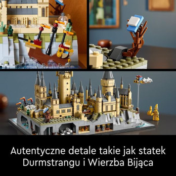 Klocki Zestaw Klocków Zamek Hogwart I Błonia HARRY POTTER Jak Lego
