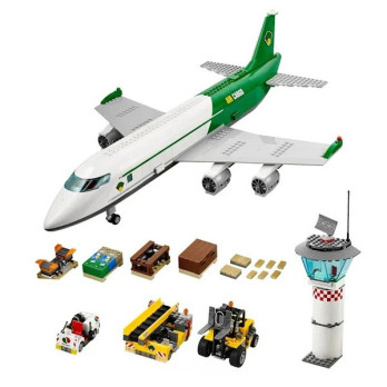 Klocki Konstrukcyjne Zestaw Do Budowania Terminal Towarowy 658 Elementów 7+ Prezent Jak Lego