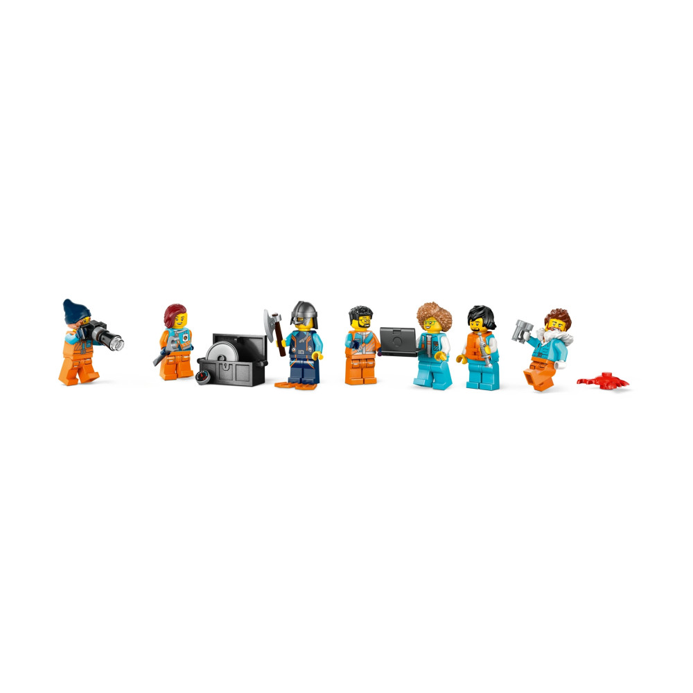 Klocki Konstrukcyjne Zestaw Do Budowania Statek Badawczy Arktyki 815 Elementów 7+ Prezent Jak Lego