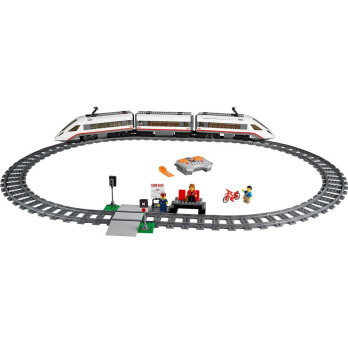 Klocki Konstrukcyjne City Zestaw Do Budowania Superszybki Pociąg Pasażerski 610 Elementy Prezent Jak Lego 14+