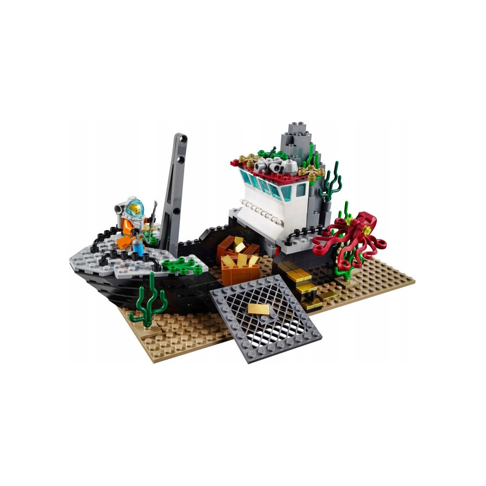 Klocki Konstrukcyjne Zestaw Do Budowania Statek Do Badań Głębinowych 717 Elementy Prezent Jak Lego City 7+