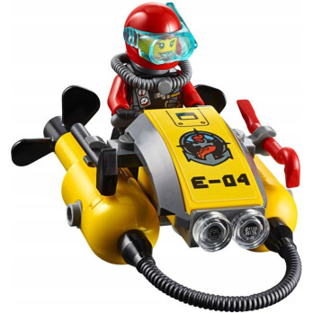 Klocki Konstrukcyjne Zestaw Do Budowania Statek Do Badań Głębinowych 717 Elementy Prezent Jak Lego City 7+