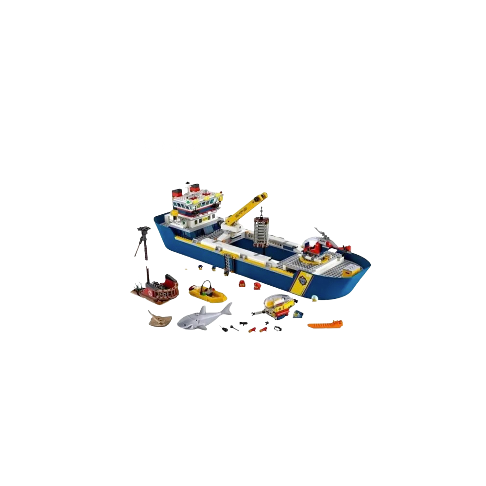 Klocki Konstrukcyjne Statek Badaczy Oceanu 745 Elementy 7+ Prezent Jak Lego City