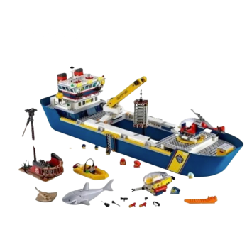 Klocki Konstrukcyjne Statek Badaczy Oceanu 745 Elementy 7+ Prezent Jak Lego City