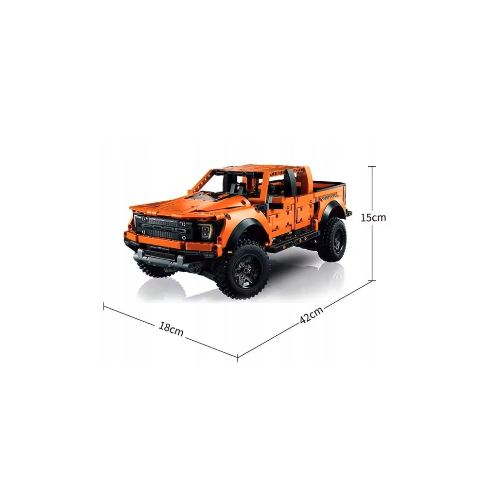 KLOCKI PLASTIKOWE KONSTRUKCYJNE F-150 RAPTOR 1379 Terenówka Prezent Jak Lego Technic