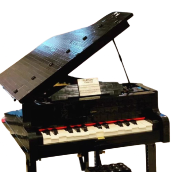 Klocki Konstrukcyjne Zestaw Do Budowania Fortepian Grand Piano 3662 Elementy 18+ Prezent Jak Lego