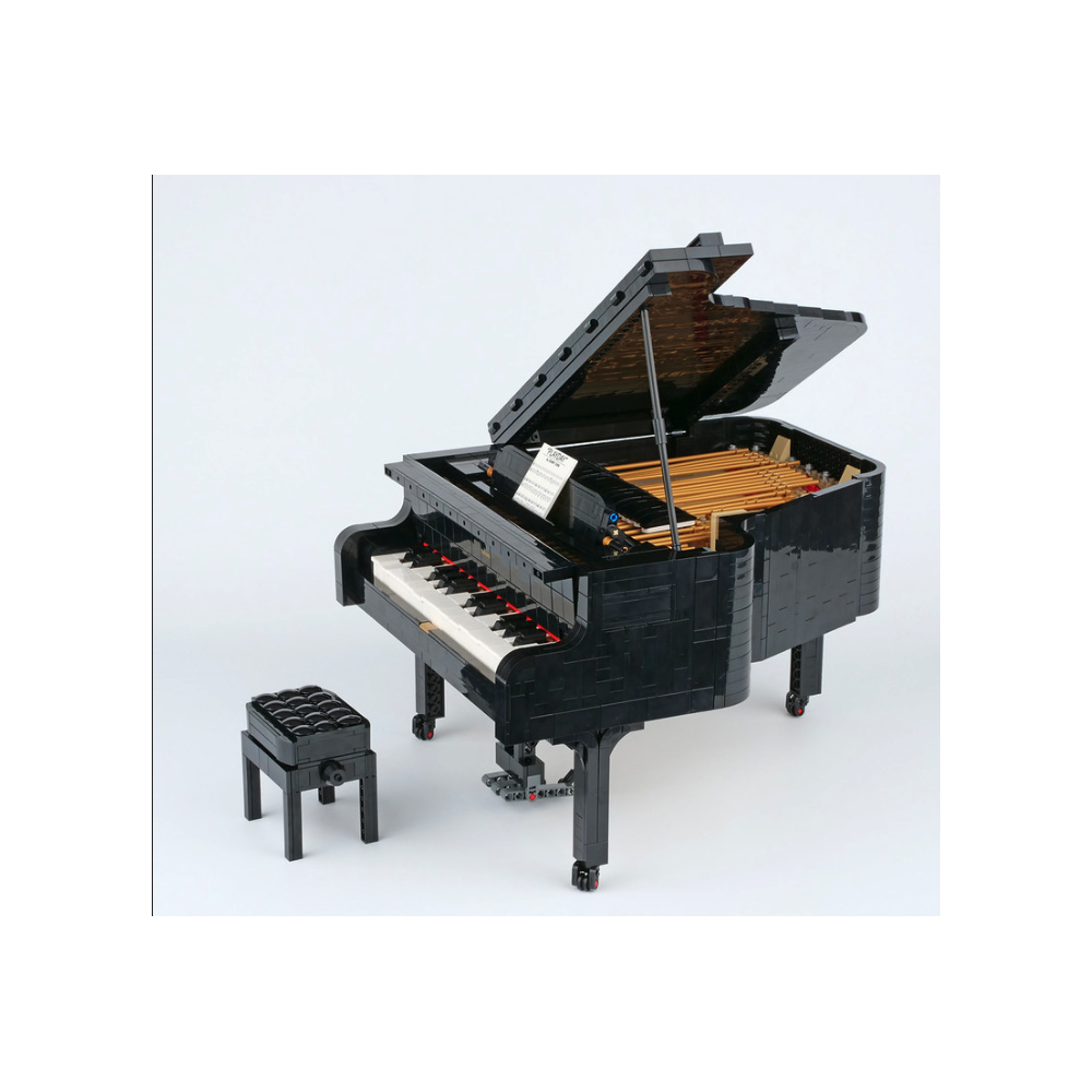 Klocki Konstrukcyjne Zestaw Do Budowania Fortepian Grand Piano 3662 Elementy 18+ Prezent Jak Lego