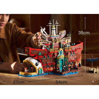 Klocki Konstrukcyjne Pływająca Restauracja 3402 Elementy 18+ Prezent Jak Lego
