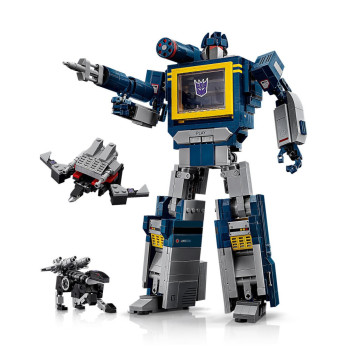 Klocki Konstrukcyjne Zestaw Do Budowania Transformers Soundwave Dla Fanów Prezent Jak Lego 1505 Elementy 18+