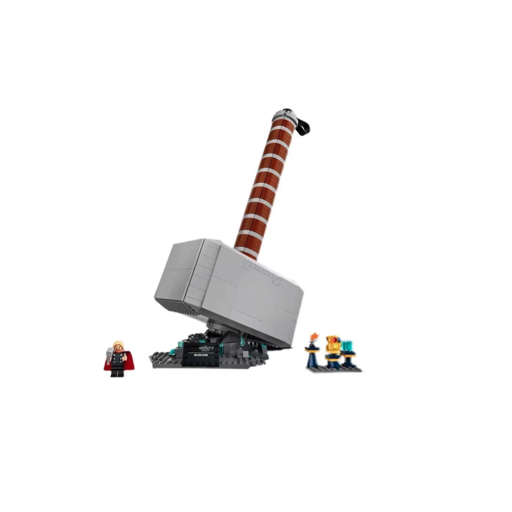 Klocki Konstrukcyjne Zestaw Do Budowania Młot Thora 979 Elementy 18+ Prezent Jak Lego