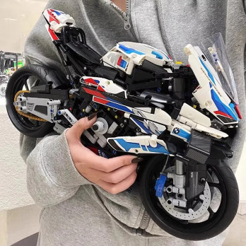 Klocki Konstrukcyjne Zestaw Do Budowania BMW M 1000 RR Dla Fanów Prezent Jak Lego 1920