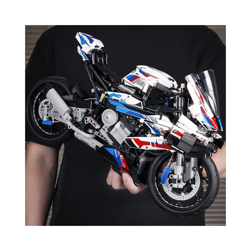 Klocki Konstrukcyjne Zestaw Do Budowania BMW M 1000 RR Dla Fanów Prezent Jak Lego 1920