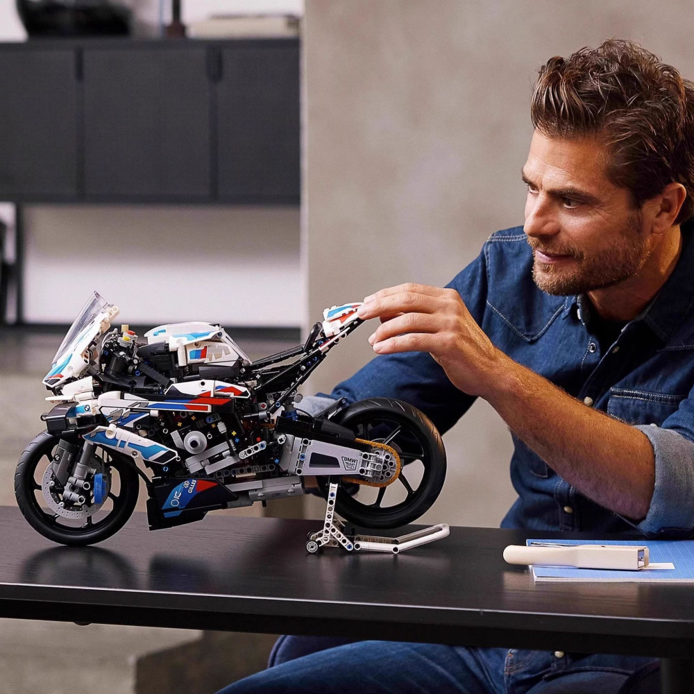 Klocki Konstrukcyjne Zestaw Do Budowania BMW M 1000 RR Dla Fanów Prezent Jak Lego 1920