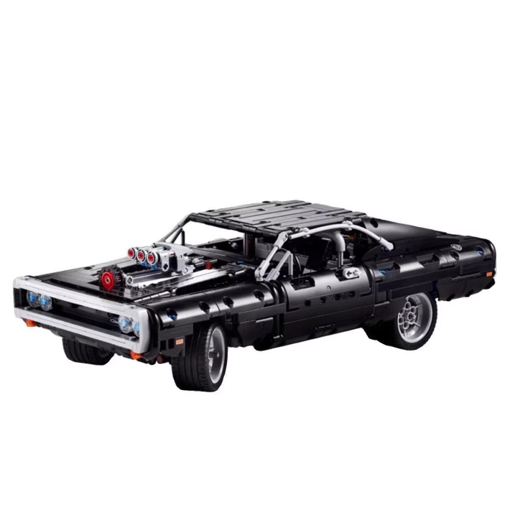 Klocki Konstrukcyjne Zestaw Do Budowania Dom's Dodge Charger Auto Prezent Jak Lego 1077 Elementy 1:13