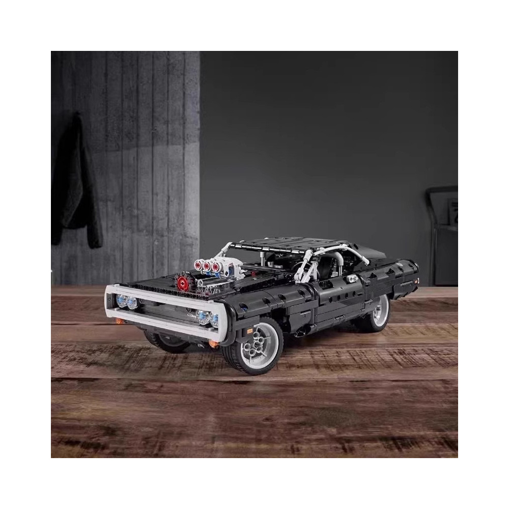 Klocki Konstrukcyjne Zestaw Do Budowania Dom's Dodge Charger Auto Prezent Jak Lego 1077 Elementy 1:13